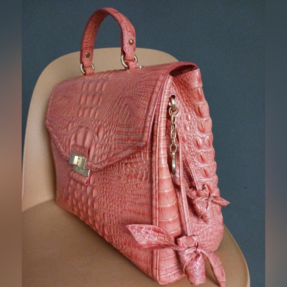Brahmin Satchel Bag, Tulle - Picture 5 of 16